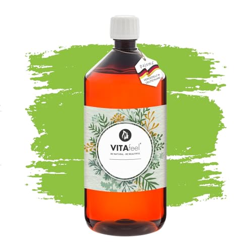 VitaFeel Mandel Basisöl, süß, 2000 ml, vegan, gentechnikfrei, ideal zur Haut- und Haarpflege, für Aromatherapie & als Basisöl für Massageöle oder Naturkosmetik von GREAT VITA