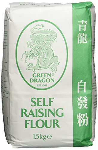 Green Dragon Spezialmehl, (Self Raising Flour), 5er Pack (5 x 1,5 kg Packung) von GREEN DRAGON