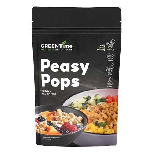 GREENTime Peasy Pops 40 g (vegan & glutenfrei) | pflanzliche Schnetzel aus Erbsenprotein | zum Braten oder roh genießen | wiederverschließbar von GREENTime