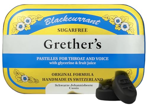 Grether's Pastilles Blackcurrant sugarfree, 440 g Pastillen von GRETHER'S