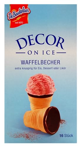 DeBeukelaer Decor on Ice Waffelbecher, 21er Pack (21 x 60g) von GRIESSON-DE BEUKELAER