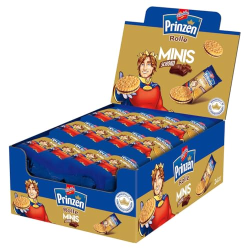 DeBeukelaer Prinzen Rolle Schoko Minis Doppelkekse, 24er Pack (24 x 37.5g) von GRIESSON-DE BEUKELAER