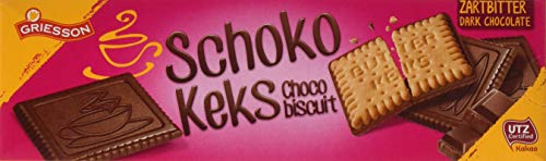 Griesson Schoko Keks Zartbitter, 16er Pack (16 x 125 g) von Griesson