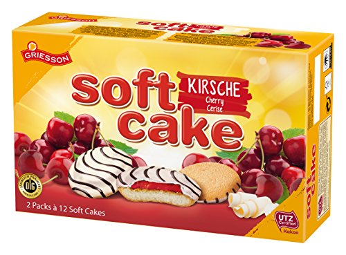 Griesson Soft Cake Kirsche, 1er Pack (1 x 300 g) von GRIESSON-DE BEUKELAER