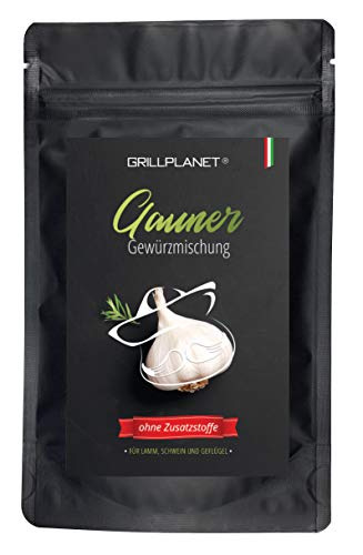 BBQ Gewürz Gewürzmischung Gauner zum Marinieren Grillen Braten BBQ Rub 100g im Aromabeutel von GRILLPLANET