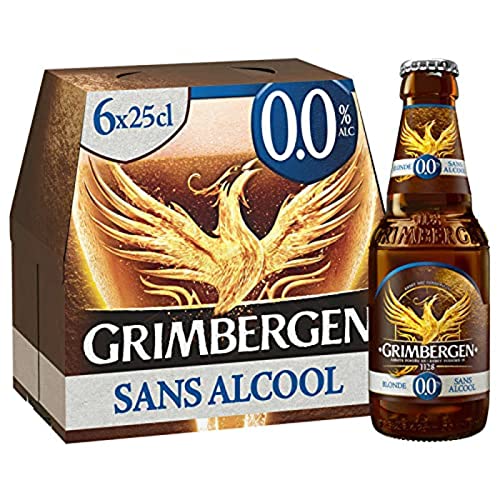 Bier, blonde – ohne Alkohol – 6 x 25 cl von GRIMBERGEN