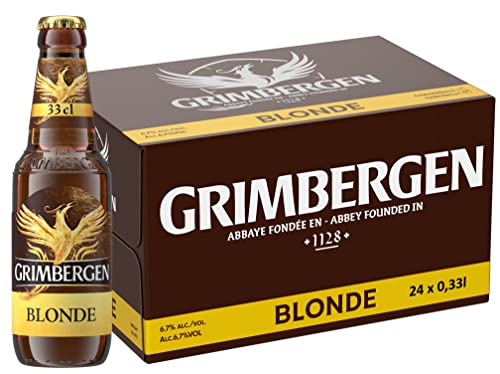 GRIMBERGEN Blonde (24 x 0,33 l) Flaschenbier, Abteibier von GRIMBERGEN