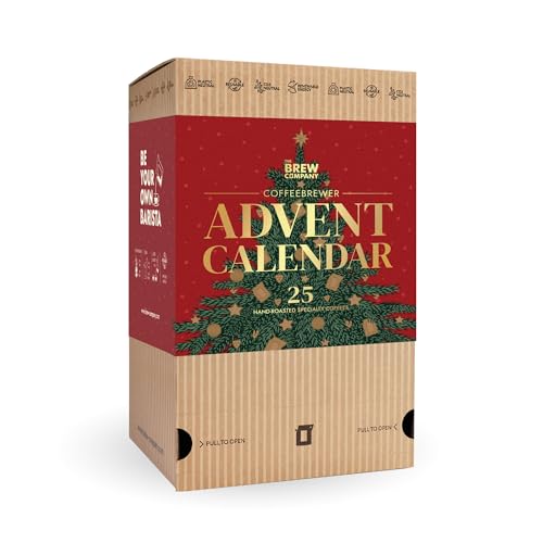 Kaffee Adventskalender 2024 für Männer & Frauen - Weihnachtskalender 2024 mit 25 Gourmet Kaffees aus Aller Welt | Gemahlener Kaffee Probierset für Erwachsene | Kaffee Geschenke für Mann & Frau von GROWER'S CUP