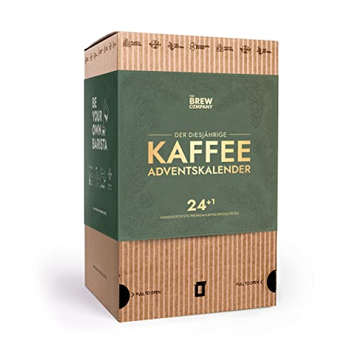 Kaffee Adventskalender 2024 für Männer & Frauen - Weihnachtskalender 2024 mit 25 Gourmet Kaffees aus Aller Welt | Gemahlener Kaffee Probierset für Erwachsene | Kaffee Geschenke für Mann & Frau von GROWER'S CUP