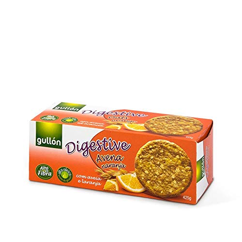 Gullón, Digestiva, Kekse mit Hafer und Orange, Zum Frühstück und als Snack, 425 g von Gullon