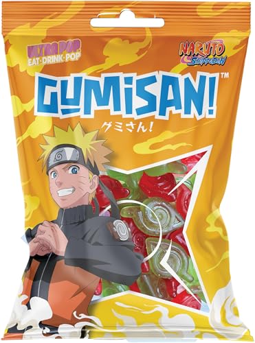 GUMISAN Naruto, Fruchtgummi mit Kirsch-u. Apfelgeschmack - 1 x 180 g von GUMISAN