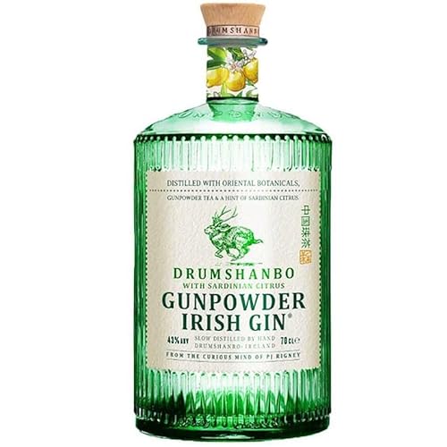 GUNPOWDER DRUM SHANBO IRISH GIN ORIENTAL BOTANICALS SARDINIAN CITRUS 70 CL von GUNPOWDER