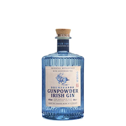 Gunpowder Irish Gin - Aromatisch-würziger Premium-Gin aus Irland mit 43% vol. Alkohol (1 x 0,5 l) von GUNPOWDER