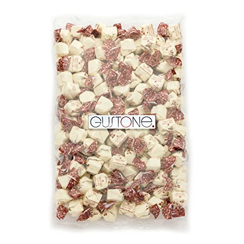 GUSTONE. Tartufini dolci bianco | 140 Stück je 7 g | Antica Torroneria Piemontese | Schokoladen Trüffel mit weißer Schokolade | 1kg Großpackung als Geschenk von GUSTONE.