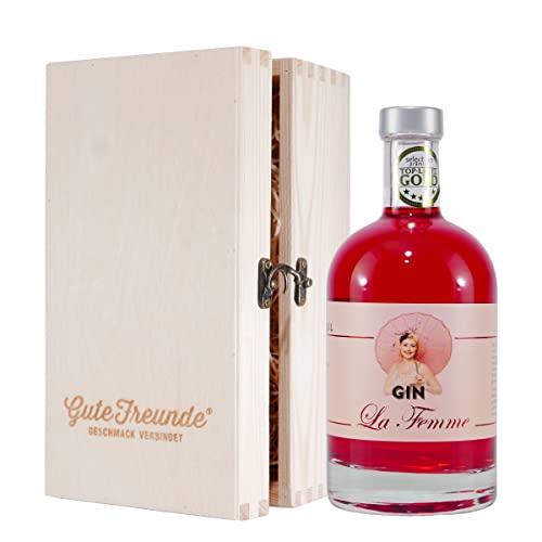 Heinr. von Have Gin La Femme mit Geschenk-Holzkiste von GUTE FREUNDE Geschmack verbindet