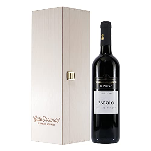 IL Pozzo Barolo DOCG -trocken mit Geschenk-Holzkiste von GUTE FREUNDE Geschmack verbindet