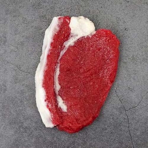 GUYOS PVC Hochsimulation Frischfleisch Modell Shop Schweinefleischscheiben Schweinehuf Schweineherz Zunge Requisiten Spareribs Eingeweide gefälschte Rinderbrust-Schweinefleischscheiben von GUYOS