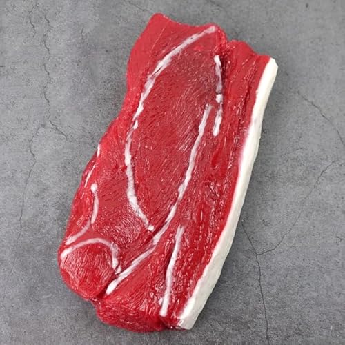 GUYOS PVC Hohe Simulation Frischfleisch Modell Shop Schweinefleischscheiben Schweinehuf Schweineherz Zunge Requisiten Spareribs Eingeweide gefälschte Rinderbrust-Fettes Schweinefleisch von GUYOS