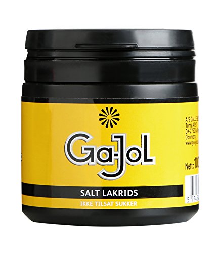 Ga-Jol gelb Cupholder, 8er Pack (8 x 100 g) von Ga-Jol Salzlakritz 100g