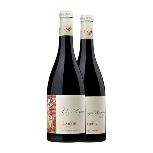 Gabriel Meffre Laurus Syrah Crozes-Hermitage 75 cl Rotwein (Karton mit 2 Flaschen von 75 cl) von Gabriel Meffre