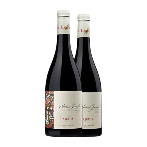 Gabriel Meffre Laurus Syrah Saint-Joseph 75 cl Rotwein (Karton mit 2 Flaschen von 75 cl) von Gabriel Meffre