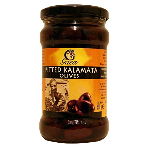 Gaea Kalamata Olives Pitted (290g) - Packung mit 6 von Gaea