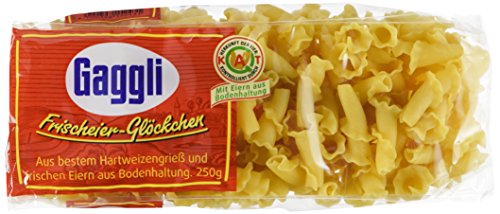 Gaggli Frischeier-Nudeln Glöckchen, 2er Pack (2 x 250 g) von Gaggli Frischeier-Nudeln