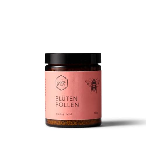 Gaia® BIO Blütenpollen aus Deutschland 100g · Deutsche Blütenpollen in Imkerqualität · Reich an Vitaminen & Mineralstoffen · Naturreine BIO Blütenpollen mit Antioxidantien · Nachhaltig, Natural von Gaia