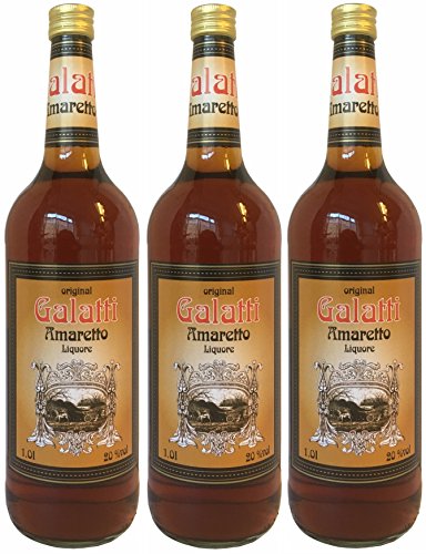 Amaretto Galatti Liquore (3 x 1L) - Mandel Likör 20% Vol. von Galatti