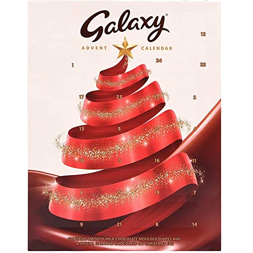 Galaxy Adventskalender 110g, liebevoll kreiert zum Schmelzen im Mund mit unwiderstehlich leckerem Geschmack, 2 Stück von Galaxy Audio