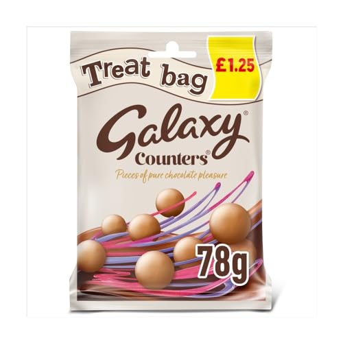 Galaxy Counters Milchschokolade Knöpfe Leckerlibeutel 78g (20 Stück) von Galaxy