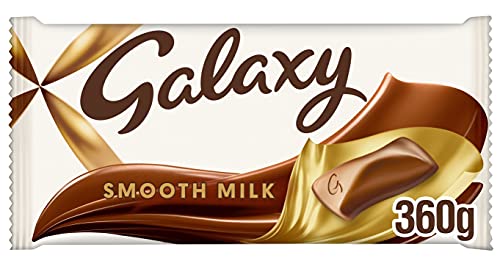 Galaxy Glatte Milchschokoladenriegel zum Teilen, 360 g, (Verpackung kann variieren) von Galaxy