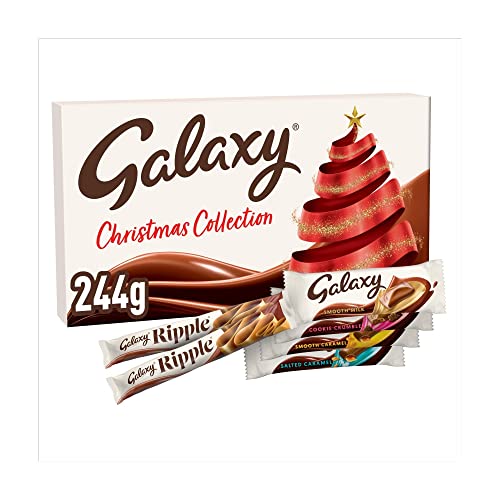 Galaxy Milchschokolade Weihnachts-Sammelbox, 244 g von Galaxy