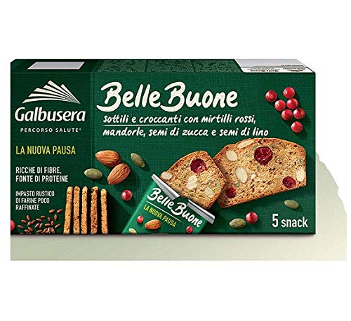 Galbusera belle buone SNACKS MIT ROTEN KRANEN MANDELN (5 snack) von Galbusera