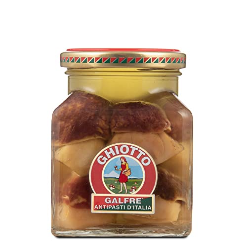 Ghiotto, Galfré Antipasti d'Italia, Ganze Steinpilze in Öl, ideal für Aperitifs, Vorspeisen oder Beilagen, 290 g-Format von GHIOTTO GALFRE' ANTIPASTI D'ITALIA