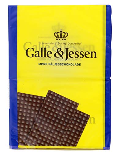 Galle & Jessen - Pålægschokolade Zartbitter Belegschokolade - 240g von Galle & Jessen