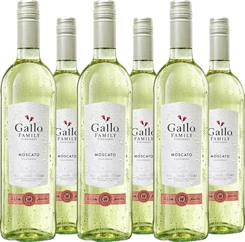 Gallo Family Vineyards 6er Vorteilspaket Moscato 2021 (6 x 0.75 l) von Gallo Family Vineyards