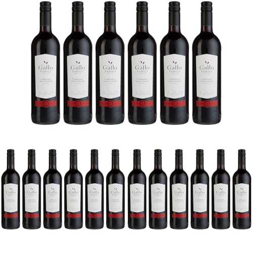 Gallo Family Vineyards Cabernet Sauvignon Halbtrocken (6 x 0.75l) (Packung mit 3) von Gallo Family Vineyards