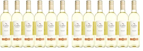 Gallo Family Vineyards Moscato Süß (6 x 0.75l) (Packung mit 2) von Gallo Family Vineyards