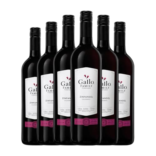 Gallo Zinfandel Valle de Limarí 75 cl Rotwein (Karton mit 6 Flaschen von 75 cl) von Gallo Family Vineyards