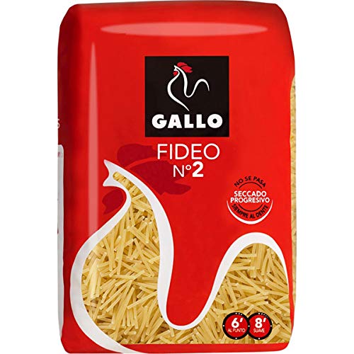 Gallo Fideua Pasta, Nr. 2, 500 g, 2 Stück. von Gallo