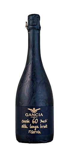 Gancia Klassische Flaschengärung Alta Langa DOCG Jahrgang 60 Monate BRUT 0,75 lt. von Gancia