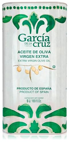 GARCÍA DE LA CRUZ - Natives Olivenöl extra, Olivenöl zum Kochen, Olivenölsorte, glatter Körper, Herkunft Spanien, Montes de Toledo, Dose - 5L von García DE LA cruz 1872