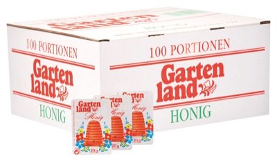 Gartenland Bienenhonig Portionen 100x20g von Gartenland