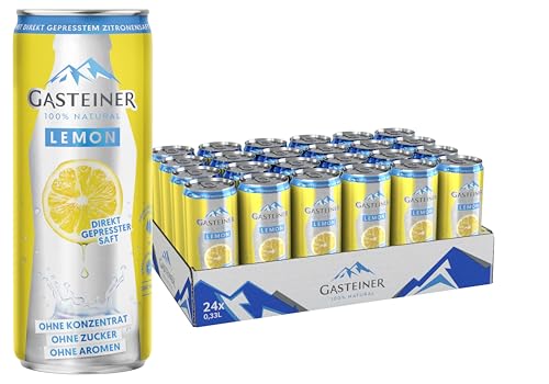 Gasteiner Lemon 24er Pack EINWEG 330ml mit frischem Zitronensaft von Gasteiner