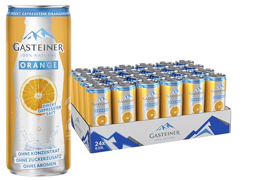 Gasteiner Orange 24er Pack EINWEG 330ml mit frischem Orangensaft von Gasteiner