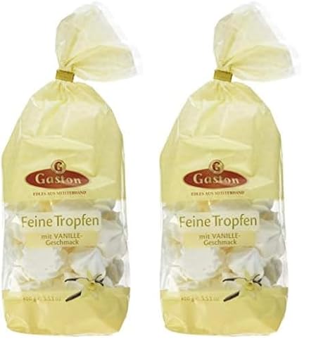 Gaston Feine Tropfen mit Vanille-Geschmack (1 x 100 g) (Packung mit 2) von Gaston