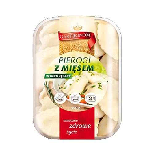 3 Packungen Handgemachte Polnische Maultaschen von Gastronom (Pieroggen) mit Fleisch von Gastronom