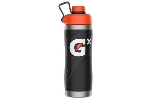 Gatorade Gx Edelstahlflasche, Schwarz, 907.2 g von Gatorade