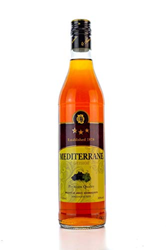 Muscat Brandy Branntwein Gatsios 700ml 36% griechischer Muskatwein Tresterbrand Trester Schnaps sortenrein aus Muscat von Gatsios